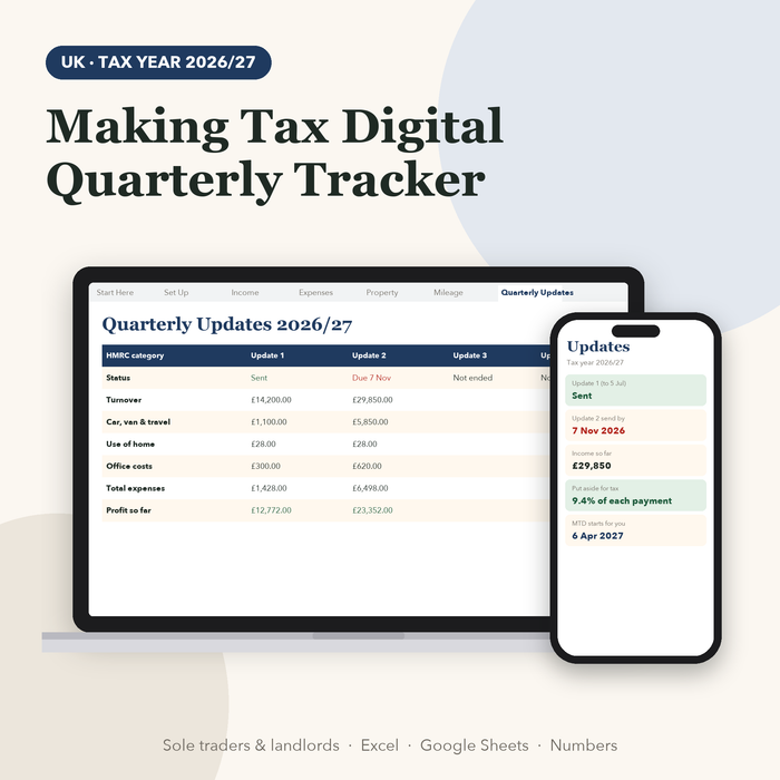 Making Tax Digital Quarterly Updates 2026/27: Deadlines and What to Send