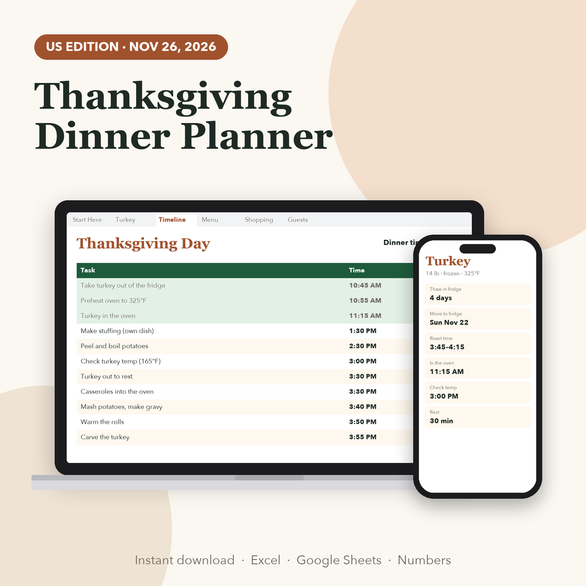 Turkey Thawing Time Chart: How Long to Thaw a Turkey (USDA)