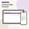 Content ROI tracker Australia showing earnings per hour by format