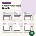 Creator business bundle Australia: six creator spreadsheets