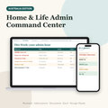 Home and life admin command center Australia showing this week's renewals, documents and tasks