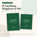 If Anything Happens to Me family organiser, coil-bound, UK and US editions