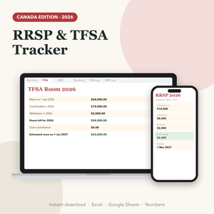 RRSP TFSA Tracker Canada